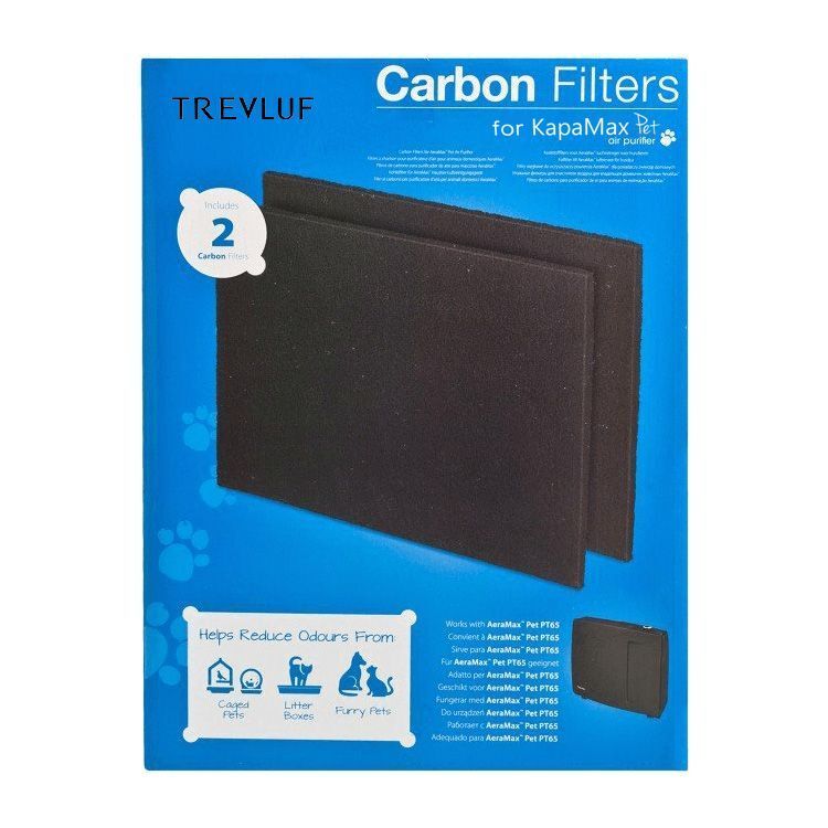 Fellowes Trevluf PT65 Carbon Filters for KapaMax pet air purifier 