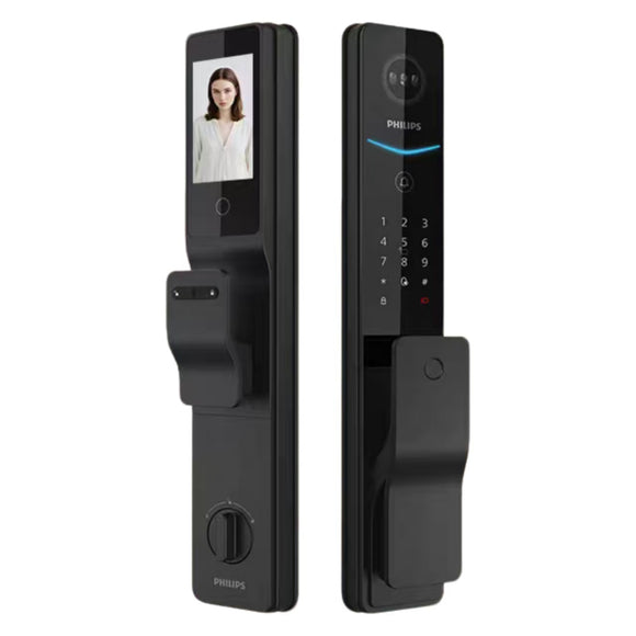 Philips 飛利浦 EasyKey DDL707-MFVP 掌靜脈與3D人臉識別視訊智能門鎖